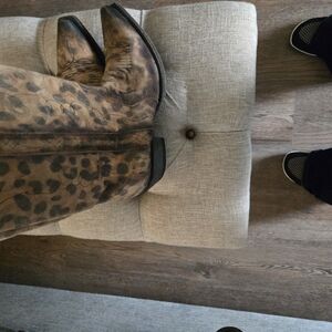 Leopard Print Cowboy Boots